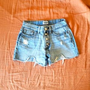 Old Navy Jean Shorts. Girls Size 12. Distressed